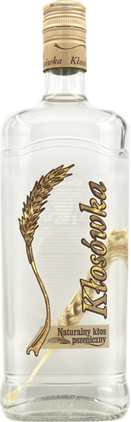 Bartex. Klosowka Vodka met graanstengel 0,70 Ltr 40 %