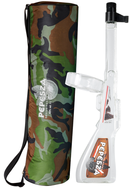 Bartex. Pepesza Vodka In mooie foudraal 1 Ltr 40 %