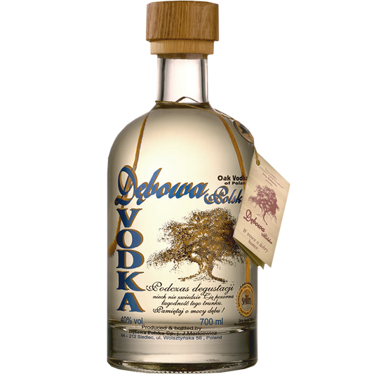 Debowa Oak Vodka. Kenmerkende spriet 0,70 Ltr  1 Ltr  40 %