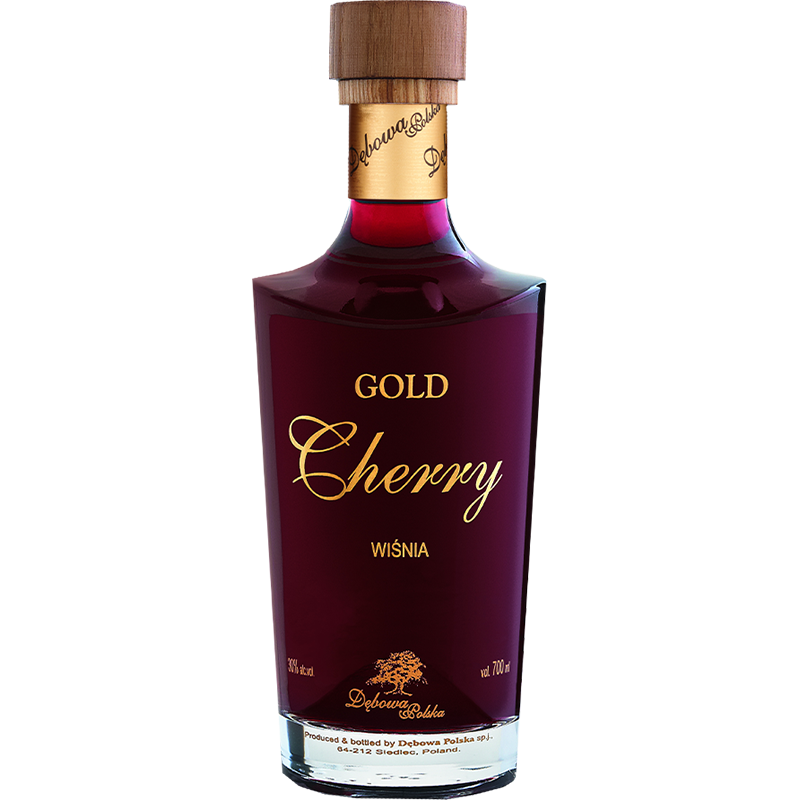 Debowa Oak Vodka. Cherry Gold 0,70 Ltr 30 %