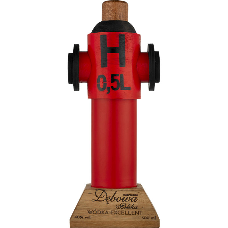 Debowa Oak Vodka Brandkraan - Hydrant 0,50 Ltr 40 %