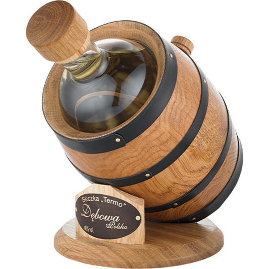 Debowa Oak Vodka Thermokoeler met fles vodka 1 Ltr 40 %