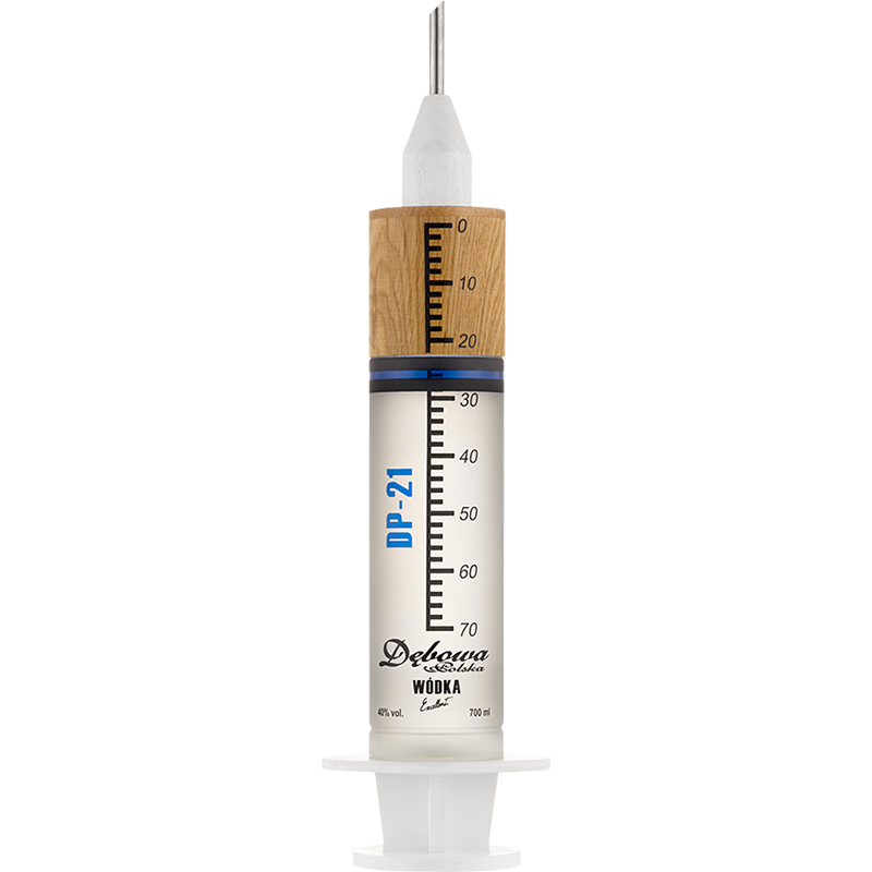 Debowa Oak Vodka Injectiespuit 0,70 Ltr 40 %