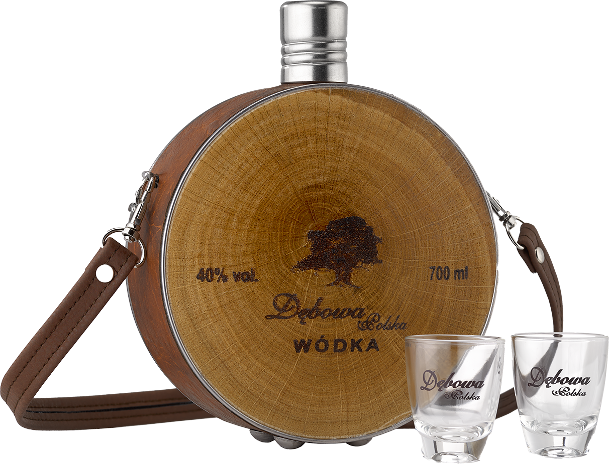 Debowa Oak Vodka Veldfles 0,70 Ltr 40 %