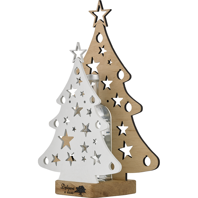 Debowa Oak Vodka Kerstboom Wit danwel Groen 0,70 Ltr 40 %